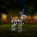 Solar LED Standing 3D Reindeer - 60 cm - Christmas Factory