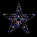 Solar LED Tubelight 3D Star Flash Multi - Christmas Factory