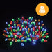 Solar + USB 300 LED Dual Use Fairy Lights – 29.9m, available in 3 Colors - Christmas Factory